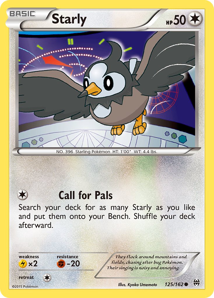 Starly (125/162) [XY: BREAKthrough] | Amazing Games TCG