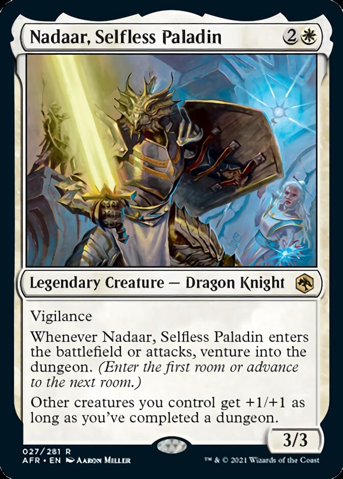 Nadaar, Selfless Paladin [Dungeons & Dragons: Adventures in the Forgotten Realms] | Amazing Games TCG