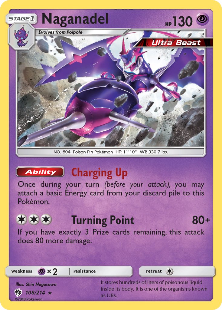 Naganadel(108/214) (Theme Deck Exclusive) [Sun & Moon: Lost Thunder] | Amazing Games TCG