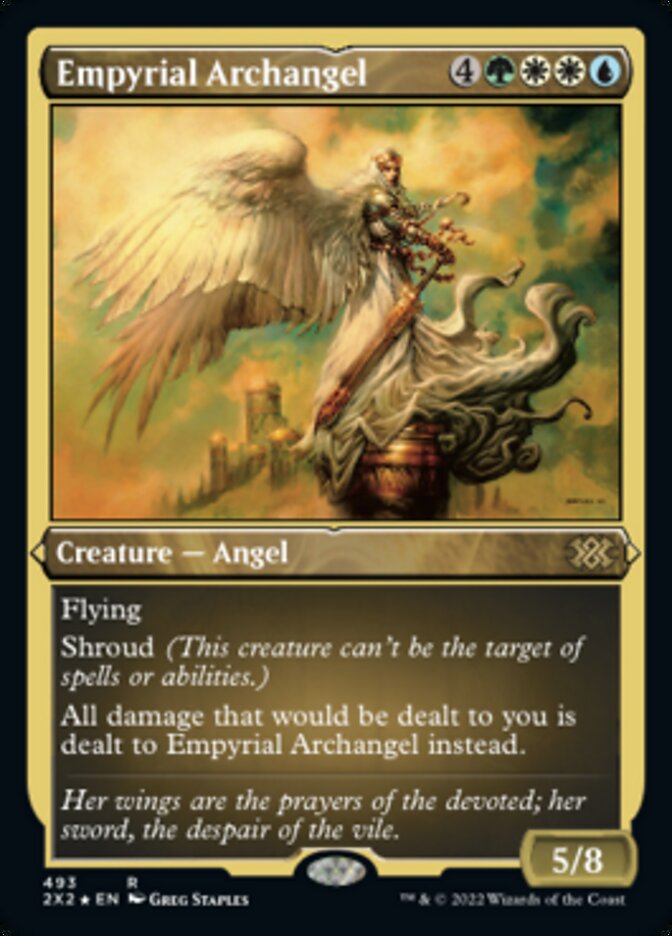 Empyrial Archangel (Foil Etched) [Double Masters 2022] | Amazing Games TCG