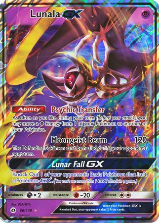 Lunala GX (66/149) (Jumbo Card) [Sun & Moon: Base Set] | Amazing Games TCG