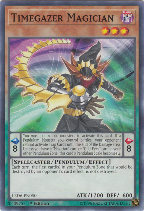 Timegazer Magician [LED6-EN050] Common | Amazing Games TCG