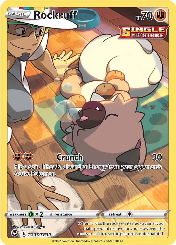 Rockruff (TG07/TG30) [Sword & Shield: Silver Tempest] | Amazing Games TCG