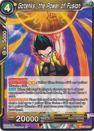 Gotenks, the Power of Fusion (BT10-112) [Rise of the Unison Warrior 2nd Edition] | Amazing Games TCG