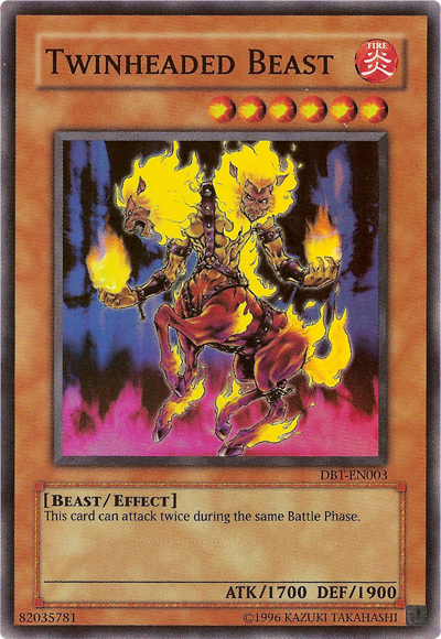 Twinheaded Beast [DBT-EN003] Super Rare | Amazing Games TCG