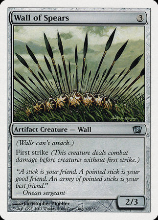 Wall of Spears [Eighth Edition] | Amazing Games TCG