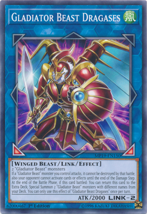 Gladiator Beast Dragases [MP19-EN150] Common | Amazing Games TCG