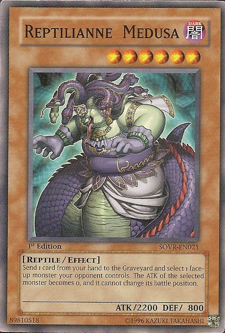 Reptilianne Medusa [SOVR-EN021] Common | Amazing Games TCG