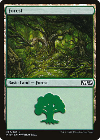 Forest (277) [Core Set 2019] | Amazing Games TCG