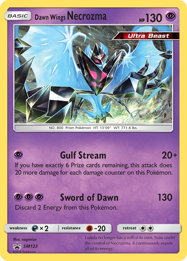 Dawn Wings Necrozma (SM123) [Sun & Moon: Black Star Promos] | Amazing Games TCG