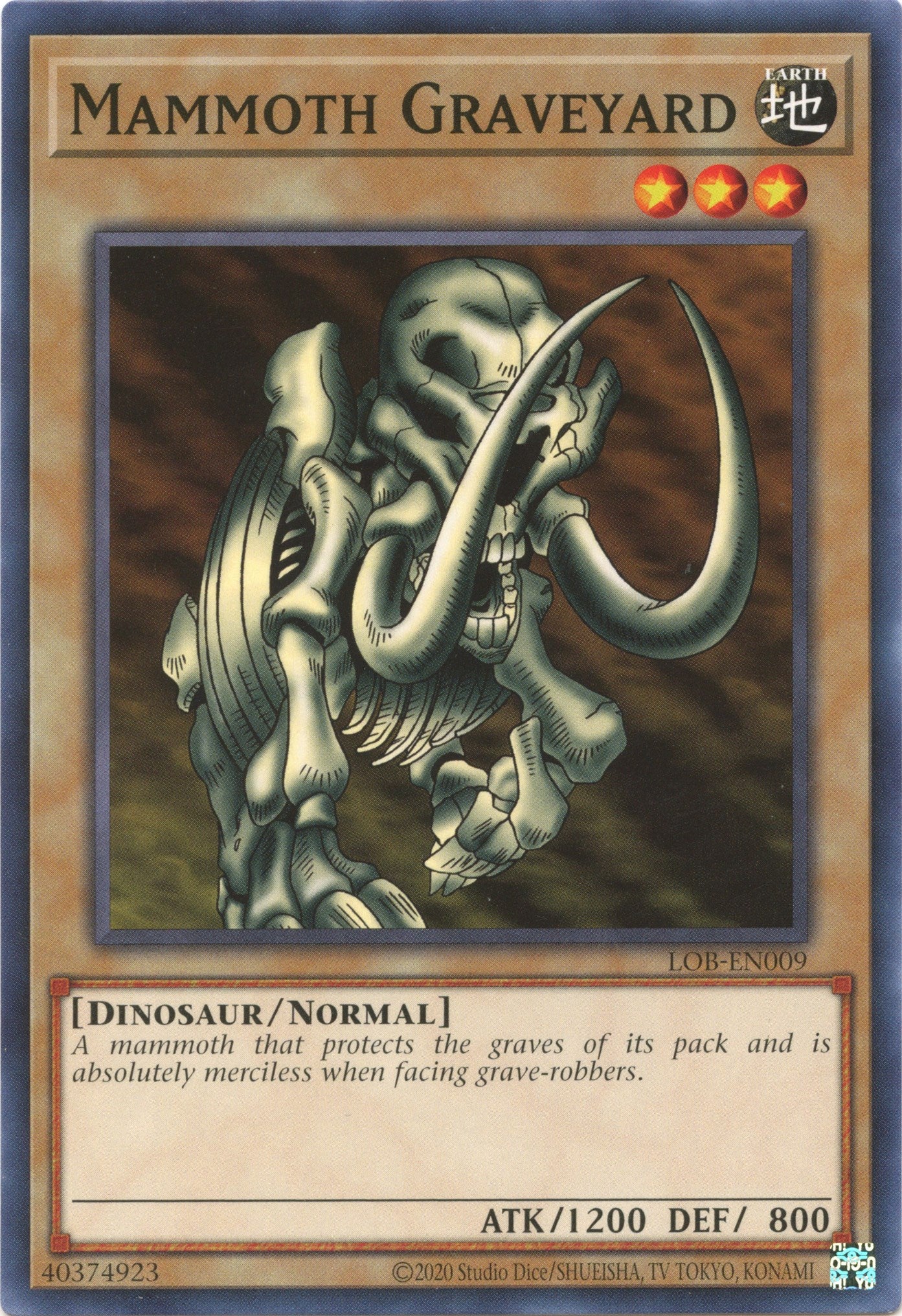 Mammoth Graveyard (25th Anniversary) [LOB-EN009] Common | Amazing Games TCG