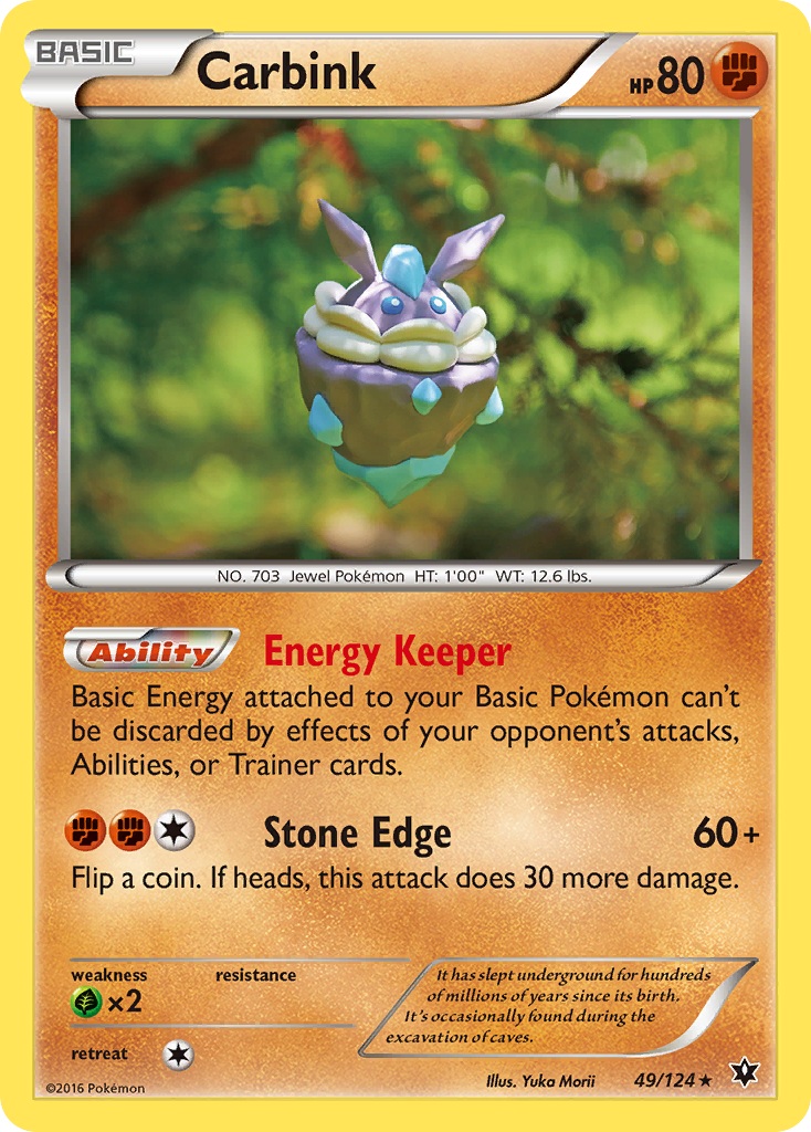 Carbink (49/124) [XY: Fates Collide] | Amazing Games TCG