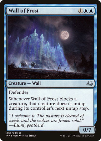 Wall of Frost [Modern Masters 2017] | Amazing Games TCG