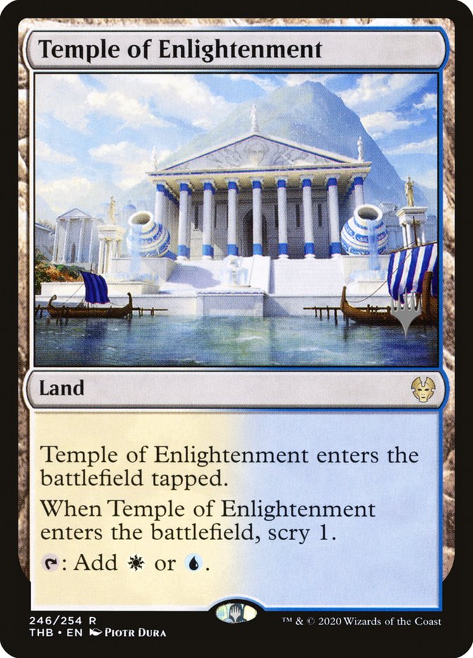 Temple of Enlightenment (Promo Pack) [Theros Beyond Death Promos] | Amazing Games TCG