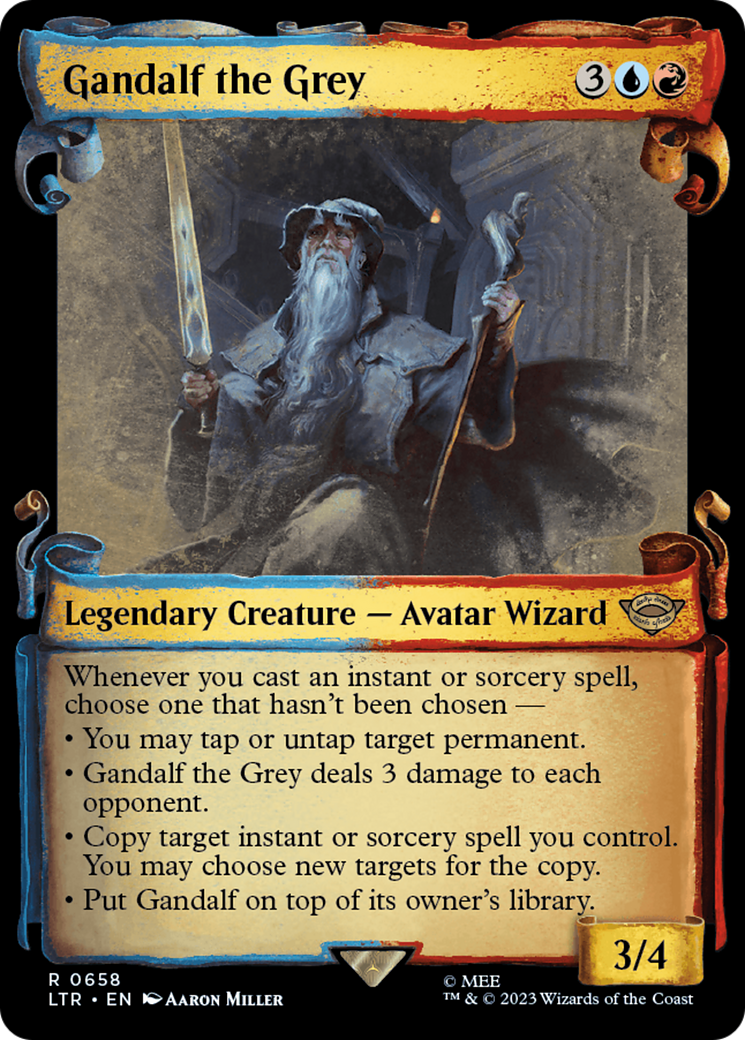 Gandalf the Grey [The Lord of the Rings: Tales of Middle-Earth Showcase Scrolls] | Amazing Games TCG