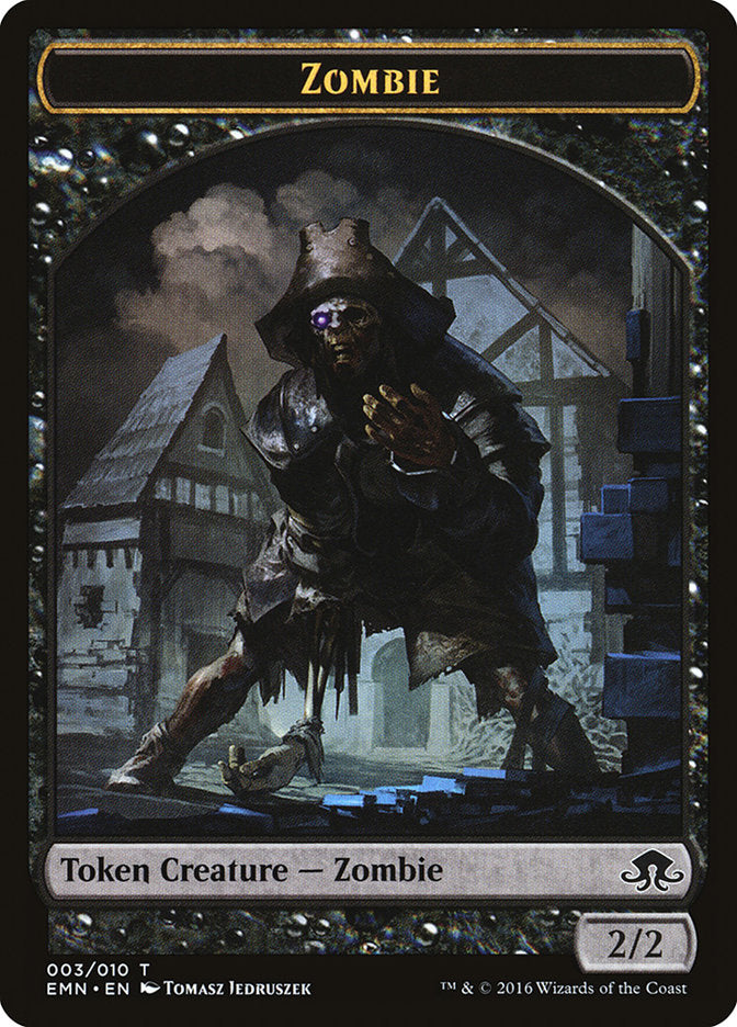 Zombie (003/010) [Eldritch Moon Tokens] | Amazing Games TCG