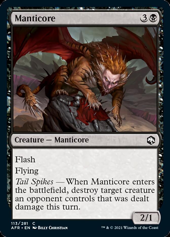 Manticore [Dungeons & Dragons: Adventures in the Forgotten Realms] | Amazing Games TCG