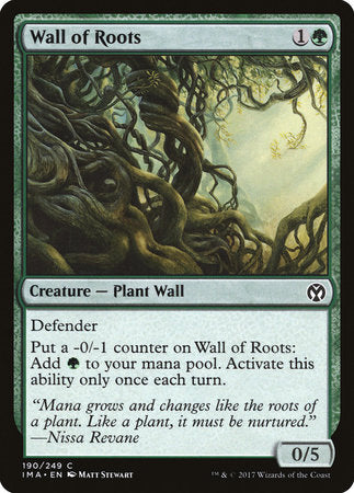 Wall of Roots [Iconic Masters] | Amazing Games TCG