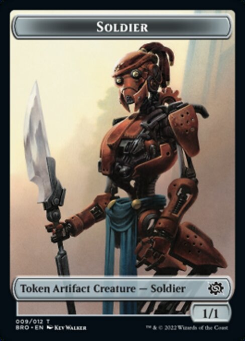 Powerstone // Soldier (009) Double-Sided Token [The Brothers' War Tokens] | Amazing Games TCG