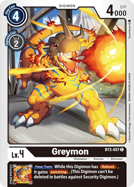 Greymon [BT2-057] [Release Special Booster Ver.1.0] | Amazing Games TCG