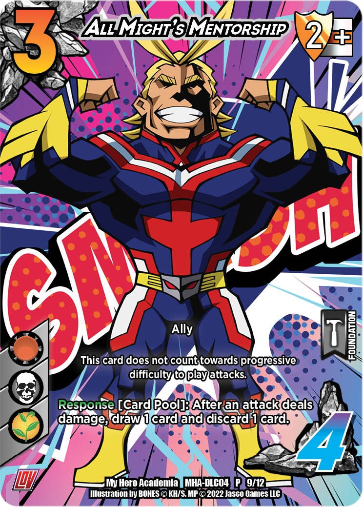 All Might's Mentorship [League of Villains DLC Pack] | Amazing Games TCG