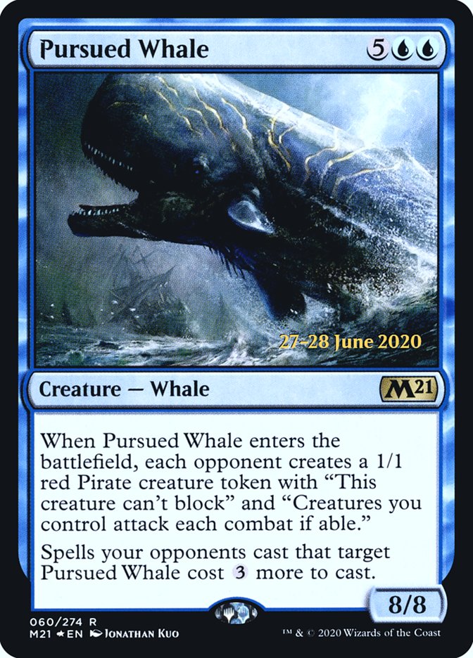 Pursued Whale  [Core Set 2021 Prerelease Promos] | Amazing Games TCG