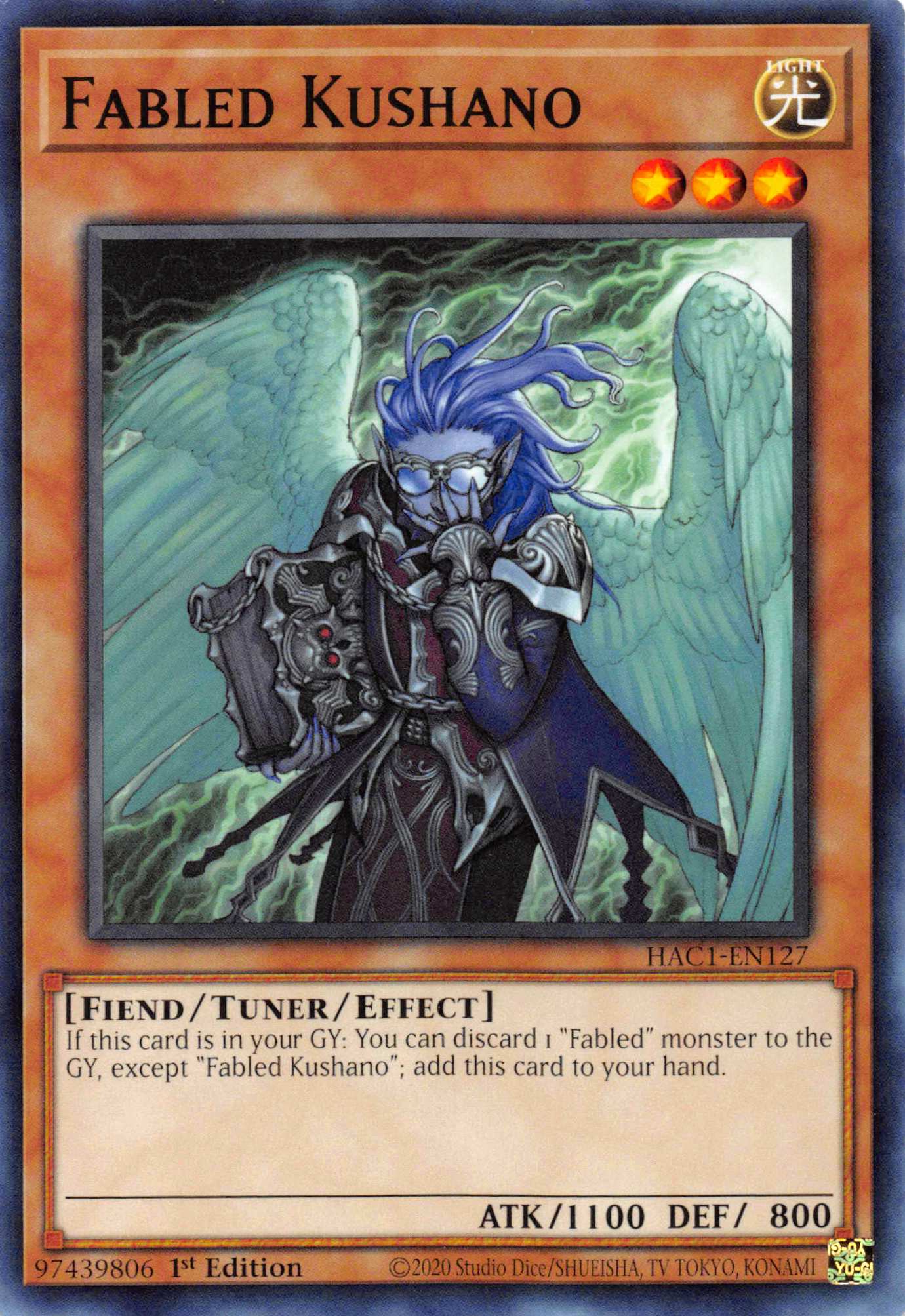 Fabled Kushano [HAC1-EN127] Common | Amazing Games TCG