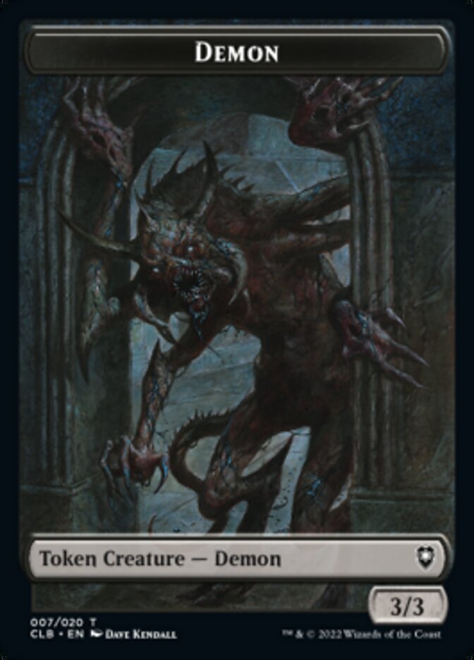 Demon Token [Commander Legends: Battle for Baldur's Gate Tokens] | Amazing Games TCG