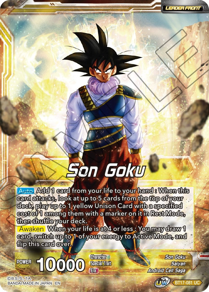 Son Goku // SS Son Goku, Fearless Fighter (BT17-081) [Ultimate Squad Prerelease Promos] | Amazing Games TCG