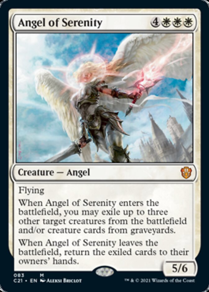 Angel of Serenity [Commander 2021] | Amazing Games TCG