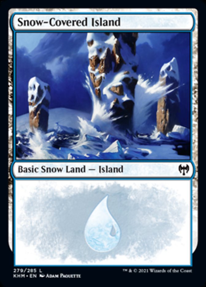 Snow-Covered Island (279) [Kaldheim] | Amazing Games TCG