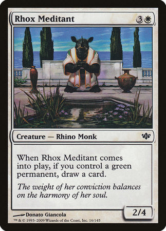 Rhox Meditant [Conflux] | Amazing Games TCG