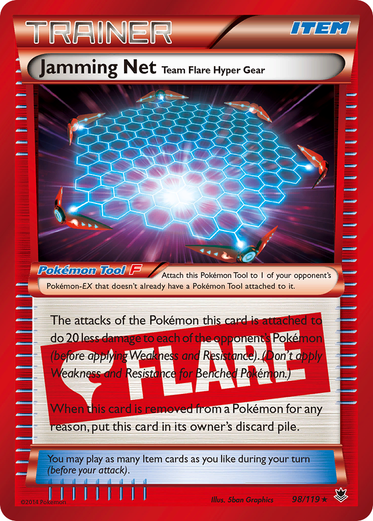 Jamming Net Team Flare Hyper Gear (98/119) [XY: Phantom Forces] | Amazing Games TCG