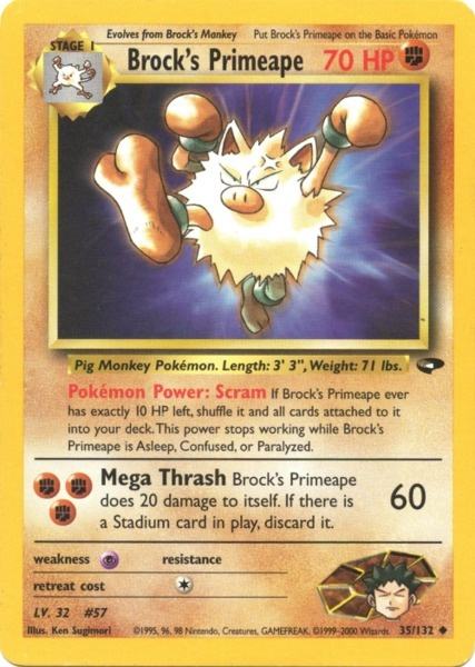 Brock's Primeape (35/132) [Gym Challenge Unlimited] | Amazing Games TCG