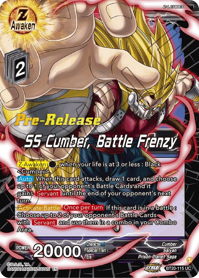 SS Cumber, Battle Frenzy (BT20-115) [Power Absorbed Prerelease Promos] | Amazing Games TCG