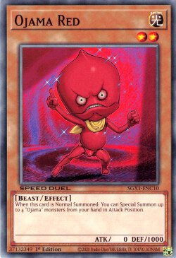 Ojama Red [SGX1-ENC10] Common | Amazing Games TCG