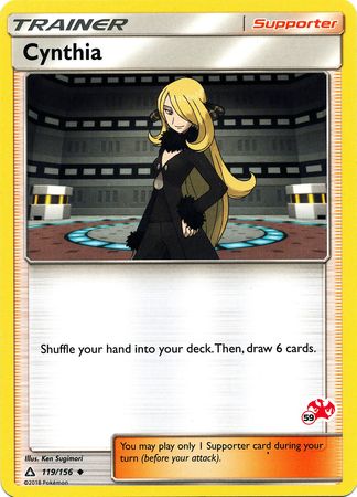 Cynthia (119/156) (Charizard Stamp #59) [Battle Academy 2020] | Amazing Games TCG