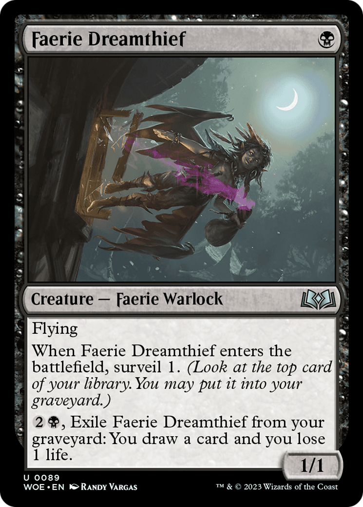 Faerie Dreamthief [Wilds of Eldraine] | Amazing Games TCG