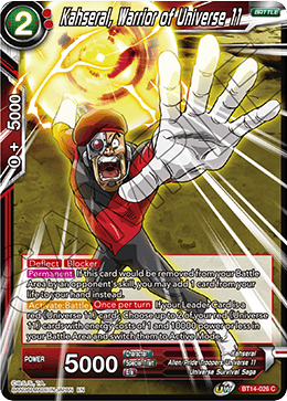 Kahseral, Warrior of Universe 11 (BT14-026) [Cross Spirits] | Amazing Games TCG