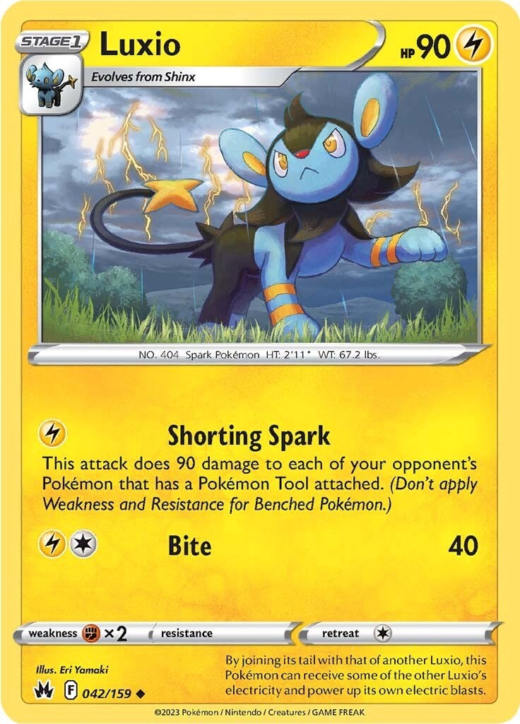 Luxio (042/159) (42) [Sword & Shield: Crown Zenith] | Amazing Games TCG