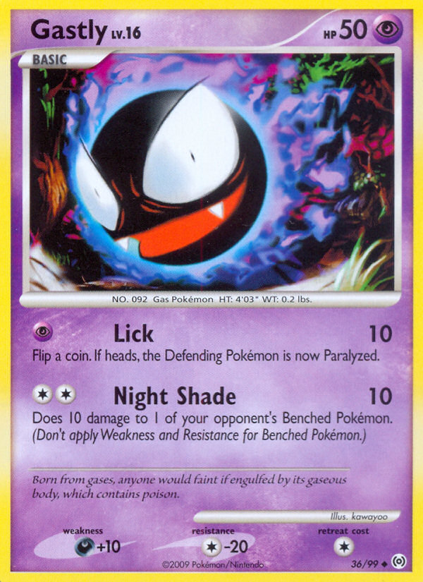 Gastly (36/99) [Platinum: Arceus] | Amazing Games TCG