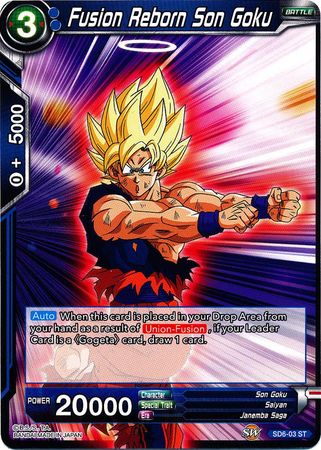 Fusion Reborn Son Goku (Starter Deck - Resurrected Fusion) (SD6-03) [Miraculous Revival] | Amazing Games TCG