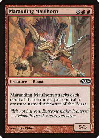 Marauding Maulhorn [Magic 2014] | Amazing Games TCG