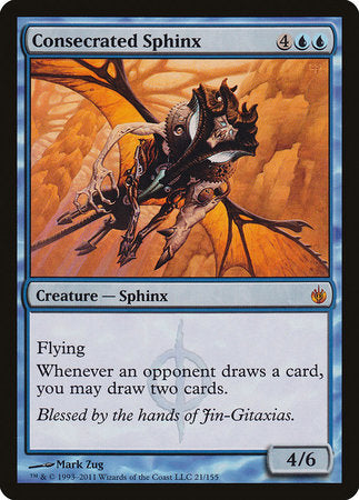 Consecrated Sphinx [Mirrodin Besieged] | Amazing Games TCG