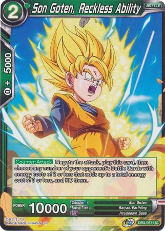 Son Goten, Reckless Ability (DB3-057) [Giant Force] | Amazing Games TCG