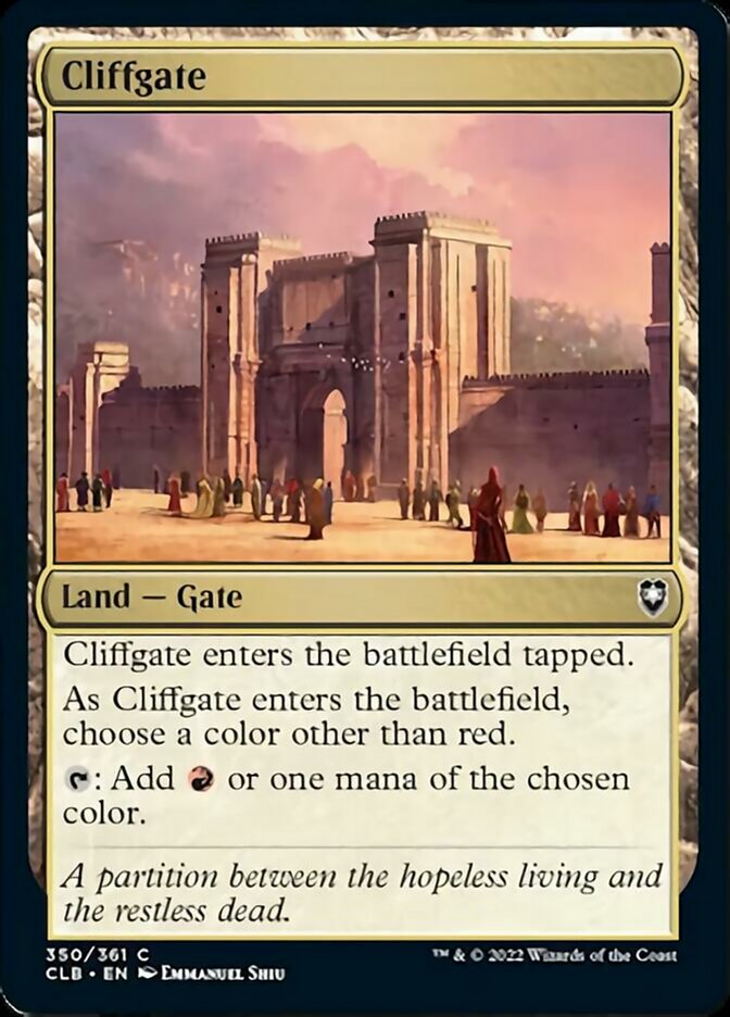 Cliffgate [Commander Legends: Battle for Baldur's Gate] | Amazing Games TCG