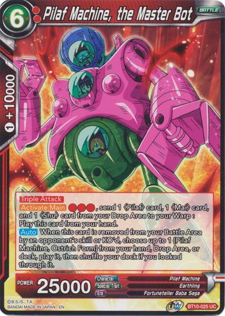 Pilaf Machine, the Master Bot (BT10-025) [Rise of the Unison Warrior 2nd Edition] | Amazing Games TCG