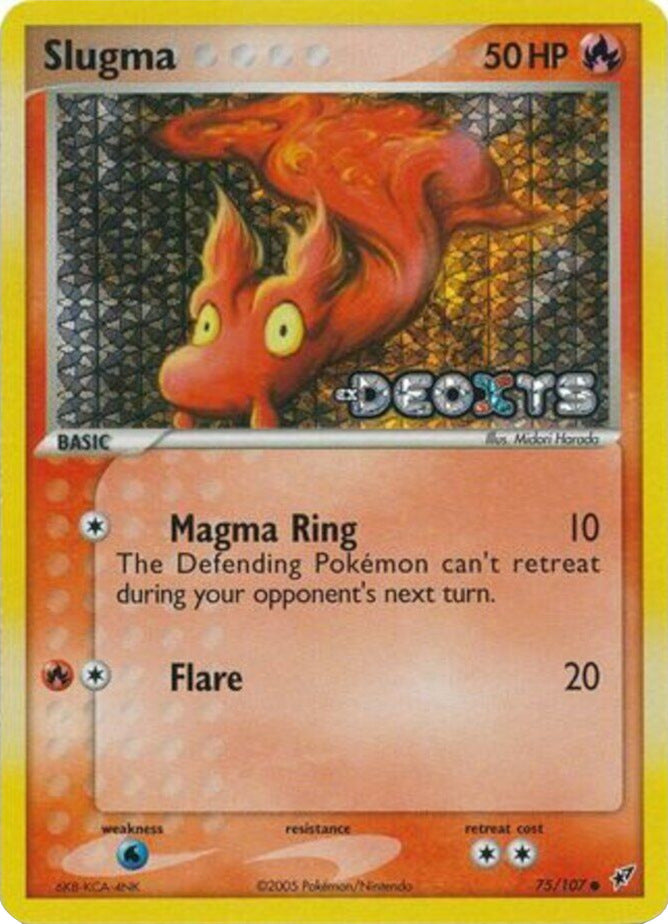 Slugma (75/107) (Stamped) [EX: Deoxys] | Amazing Games TCG