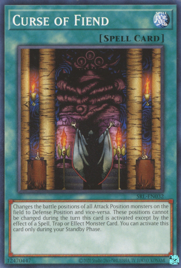 Curse of Fiend [SRL-EN032] Short Print | Amazing Games TCG