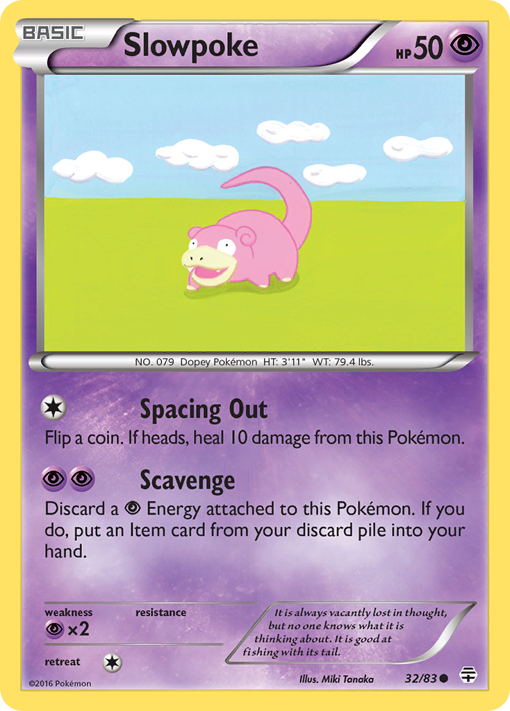 Slowpoke (32/83) [XY: Generations] | Amazing Games TCG